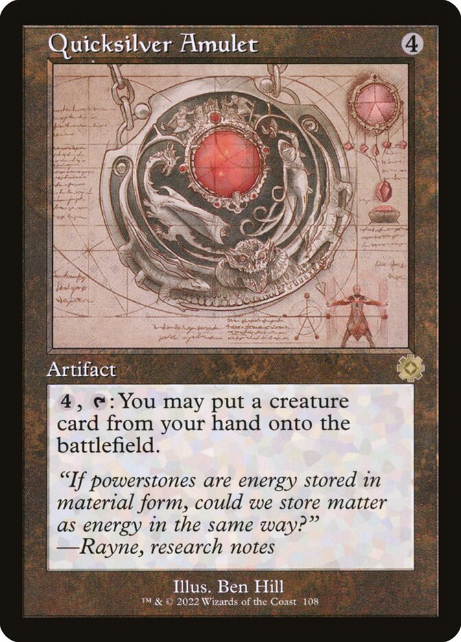 Quicksilver Amulet brr 108