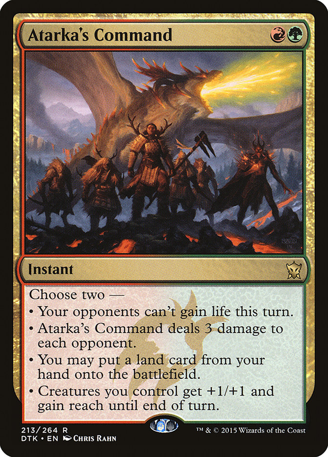 Atarka's Command dtk 213