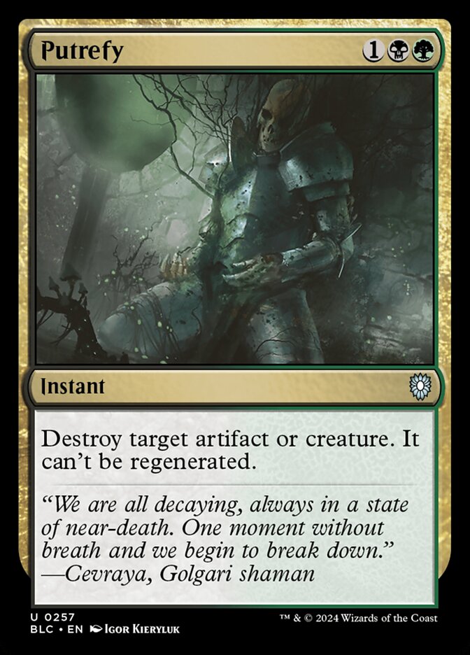 Putrefy blc 257
