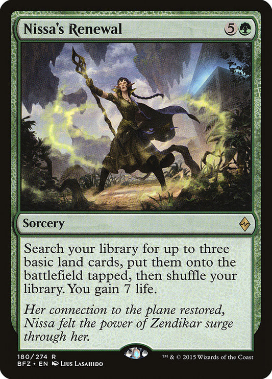 Nissa's Renewal bfz 180