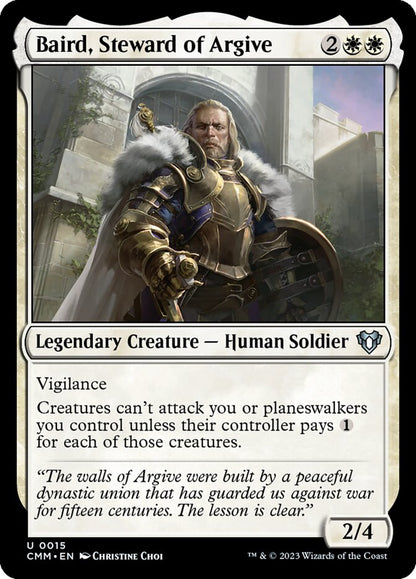 Baird, Steward of Argive cmm 15