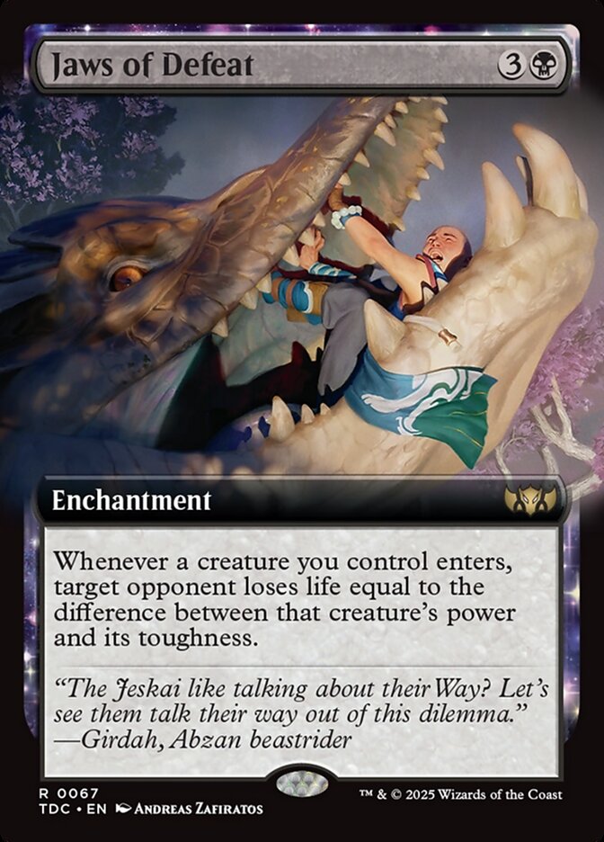 Jaws of Defeat tdc 67