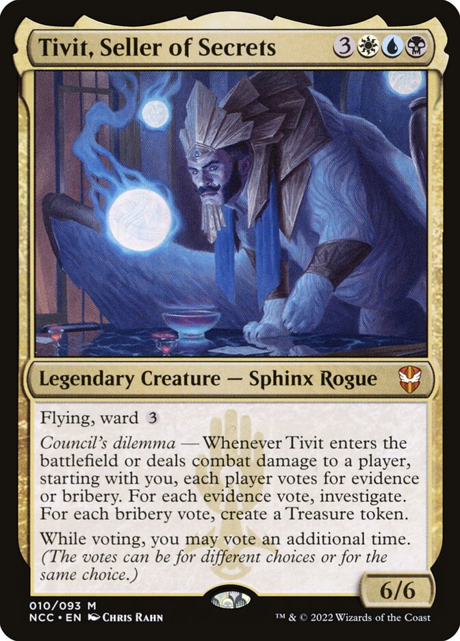 Tivit, Seller of Secrets ncc 10