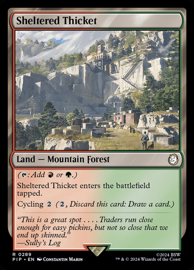 Sheltered Thicket pip 289