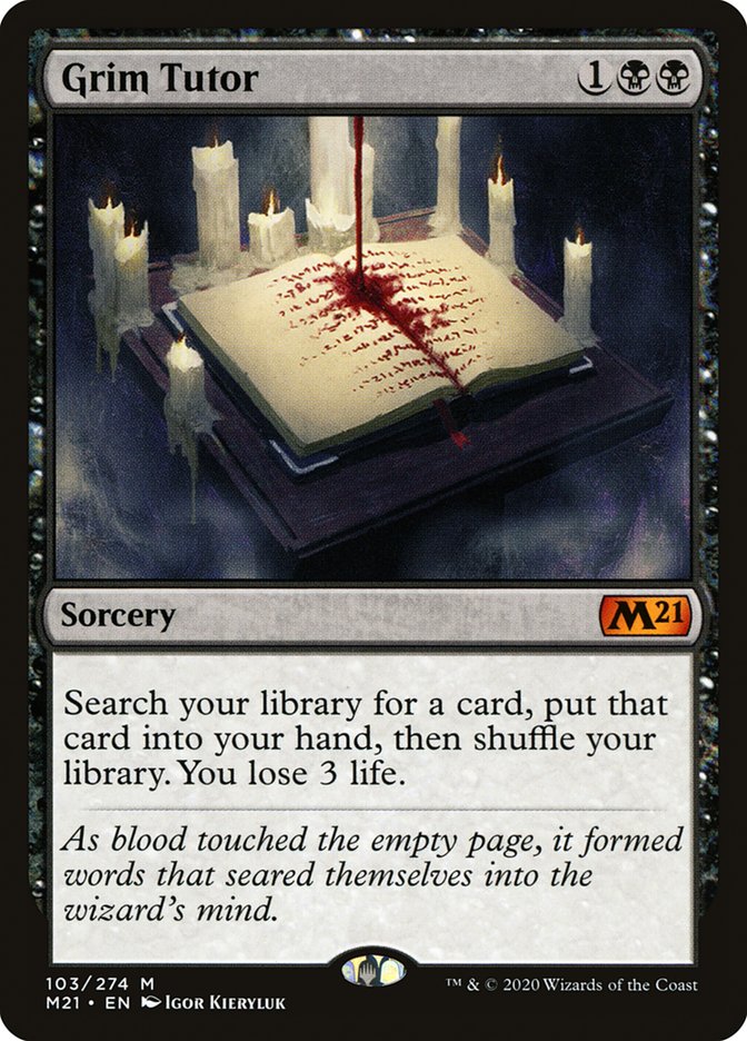 Grim Tutor m21 103