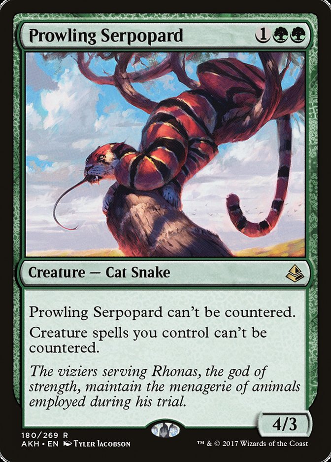 Prowling Serpopard akh 180