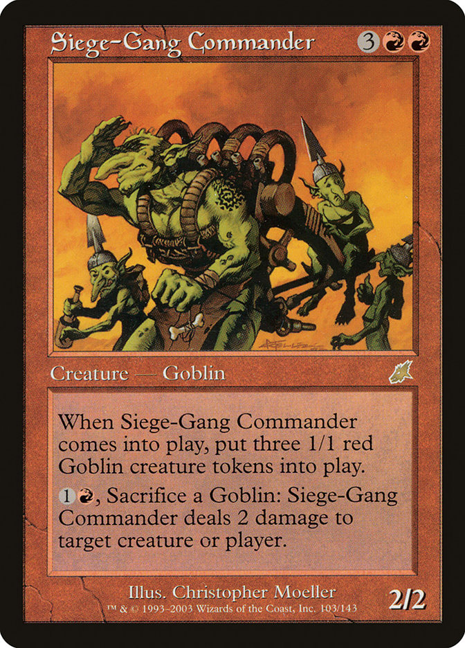 Siege-Gang Commander scg 103