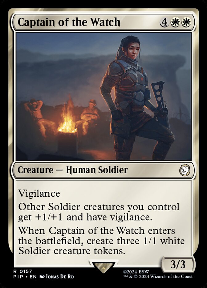 Captain of the Watch pip 157