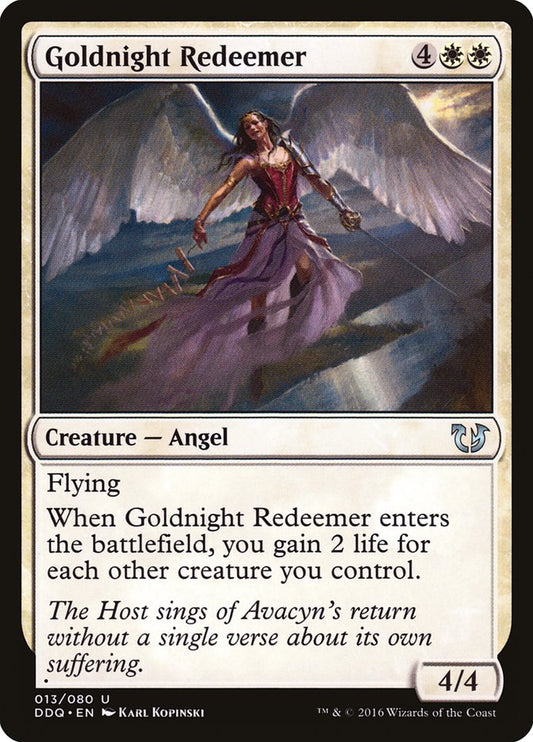 Goldnight Redeemer ddq 13