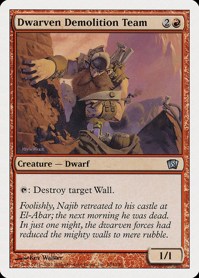 Dwarven Demolition Team 8ed 184