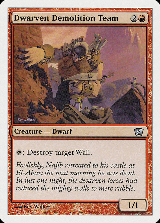 Dwarven Demolition Team 8ed 184