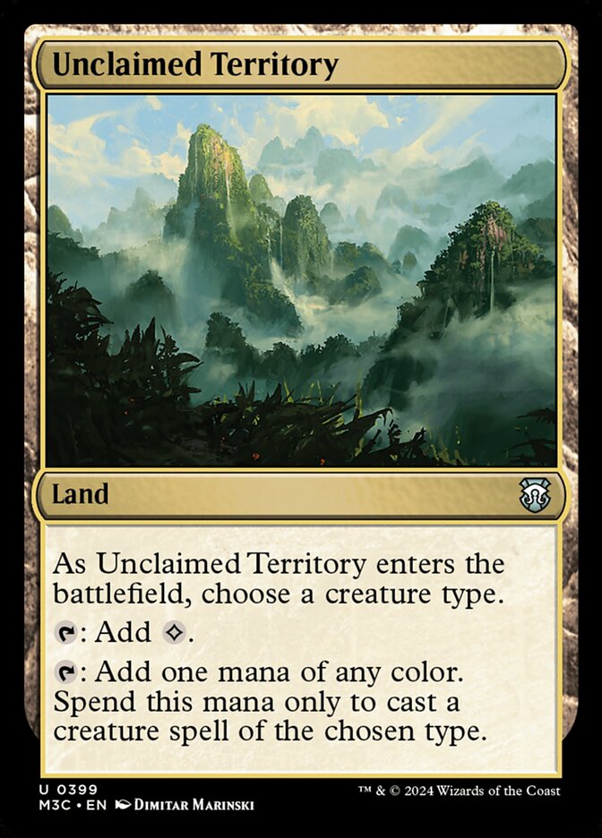 Unclaimed Territory m3c 399