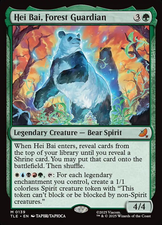 Hei Bai, Forest Guardian tle 139