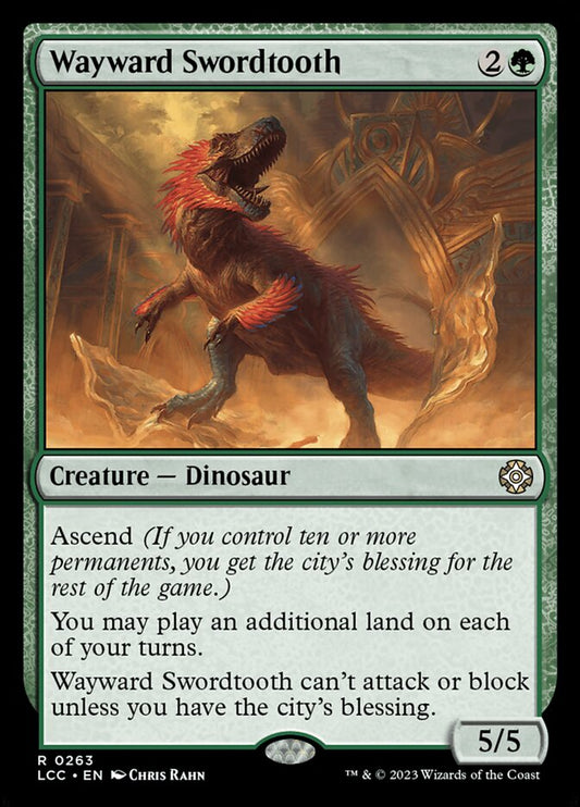 Wayward Swordtooth lcc 263