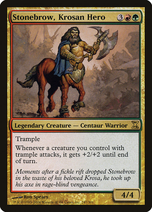 Stonebrow, Krosan Hero tsp 247
