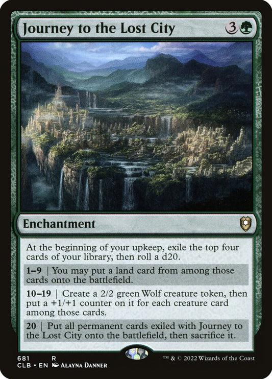 Journey to the Lost City clb 681