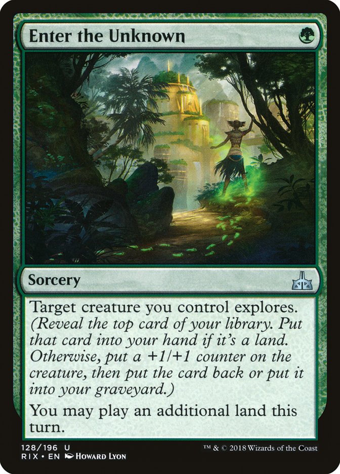 Enter the Unknown rix 128