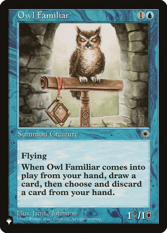 Owl Familiar plst POR-63