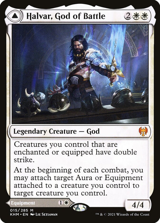 Halvar, God of Battle // Sword of the Realms khm 15
