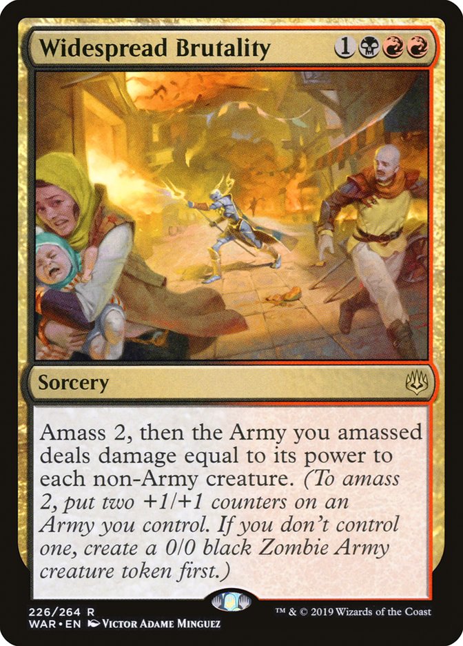 Widespread Brutality war 226