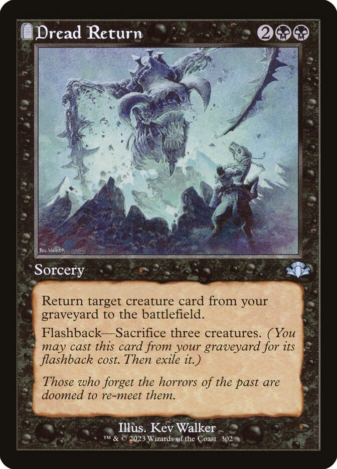 mtg cards to return from exile Dread Return - MTG Single Card