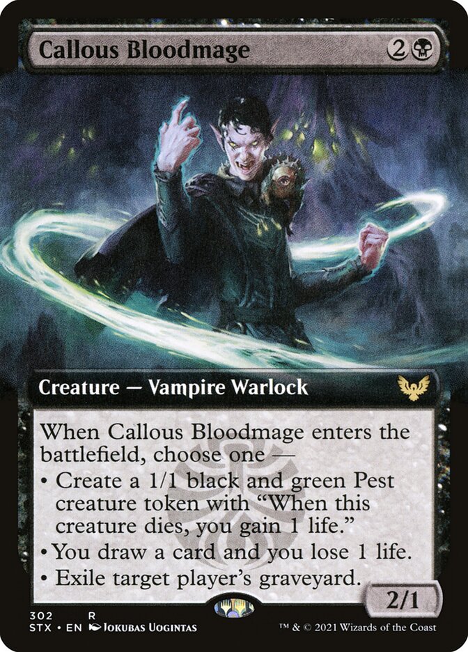 Callous Bloodmage stx 302