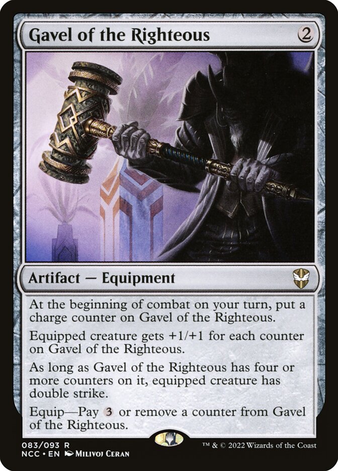 Gavel of the Righteous ncc 83