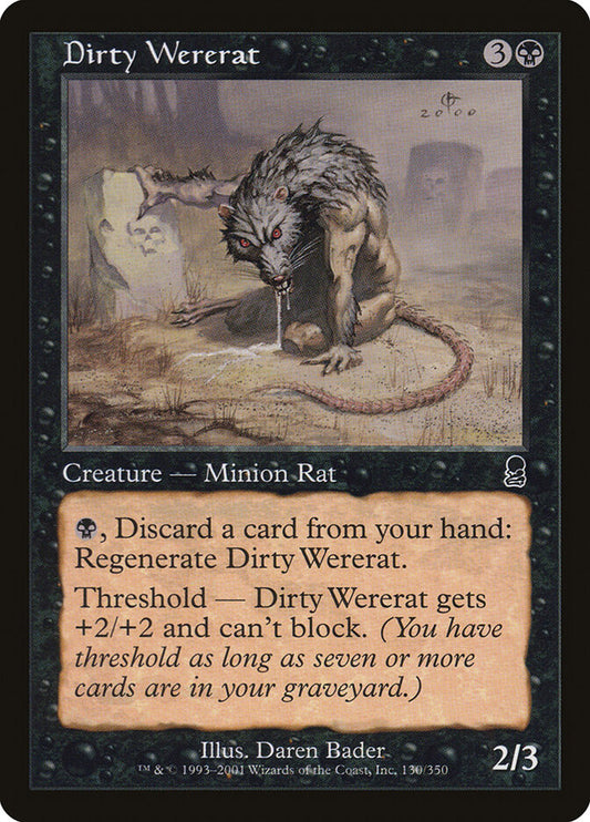Dirty Wererat ody 130