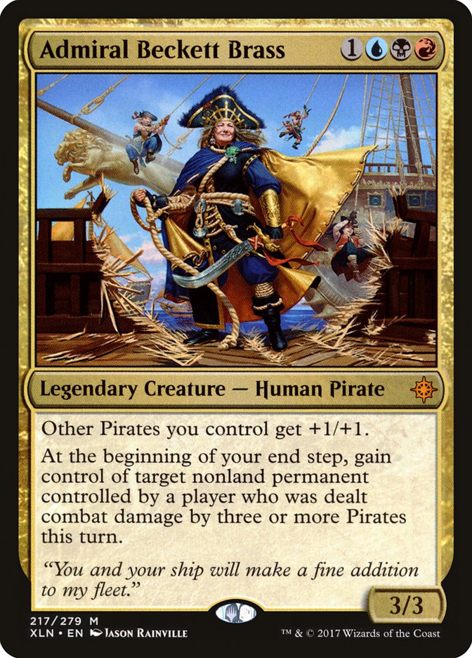 Admiral Beckett Brass xln 217