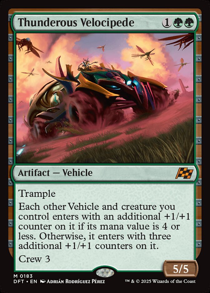 Thunderous Velocipede dft 183