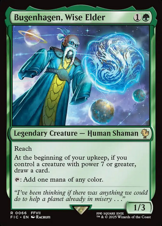 Bugenhagen, Wise Elder fic 66