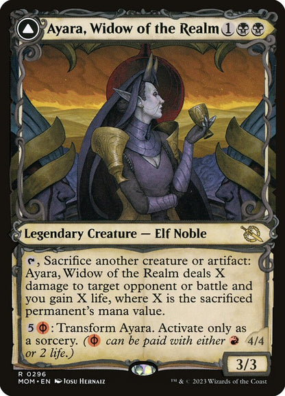Ayara, Widow of the Realm // Ayara, Furnace Queen mom 296