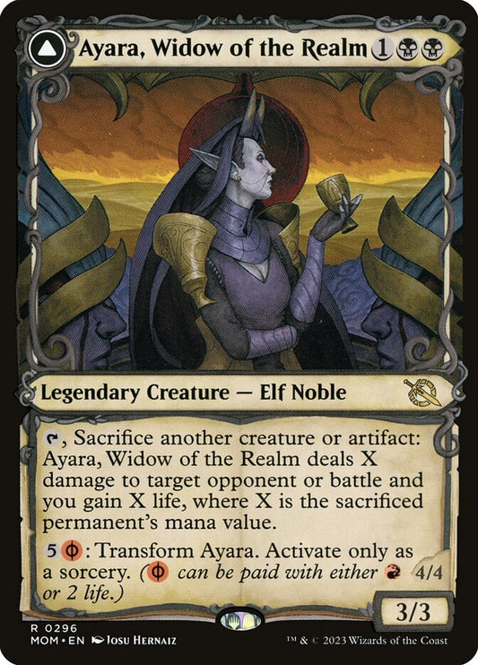 Ayara, Widow of the Realm // Ayara, Furnace Queen mom 296