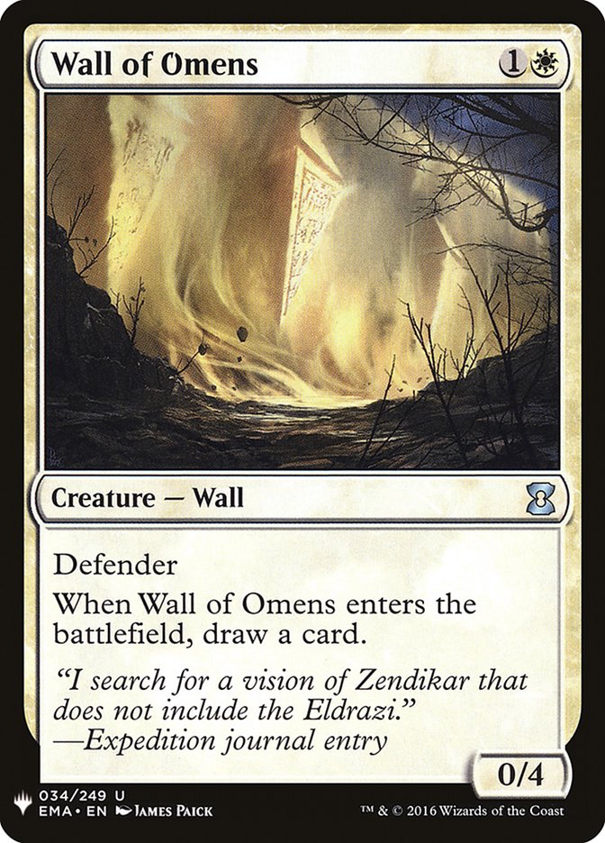 Wall of Omens plst EMA-34