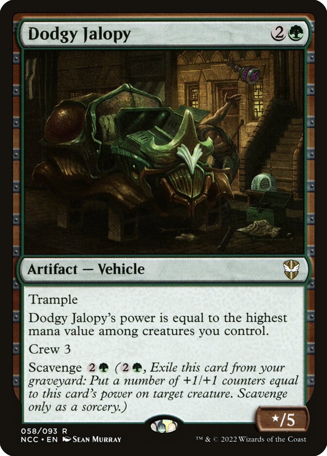 Dodgy Jalopy ncc 58