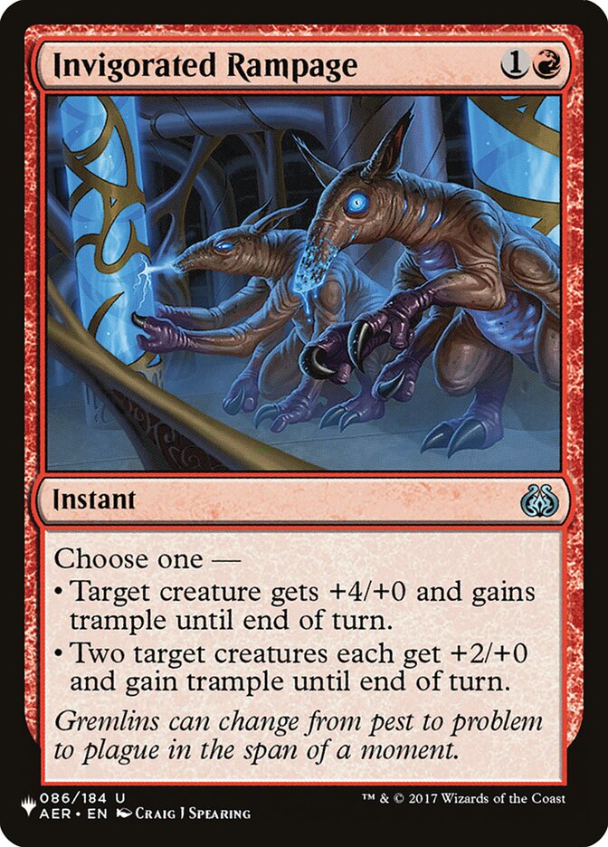 Invigorated Rampage plst AER-86