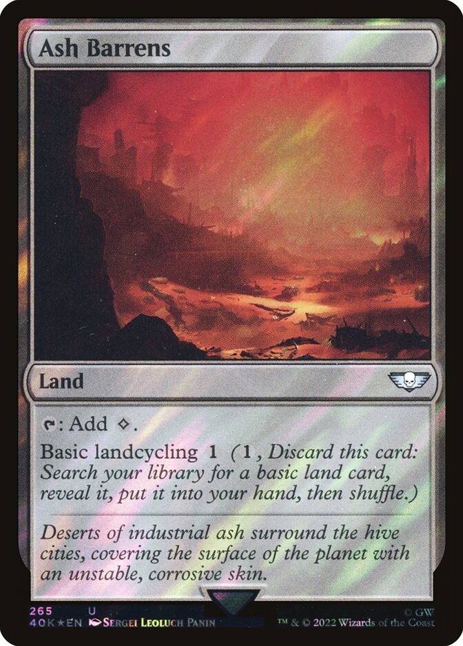 Ash Barrens 40k 265★