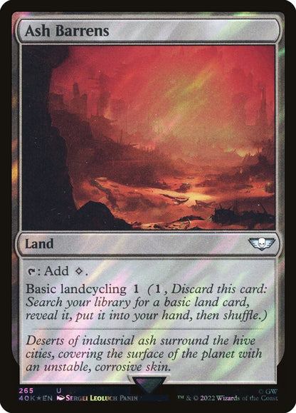 Ash Barrens 40k 265★