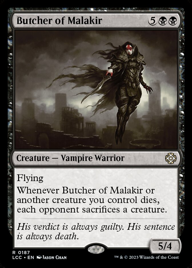Butcher of Malakir lcc 187