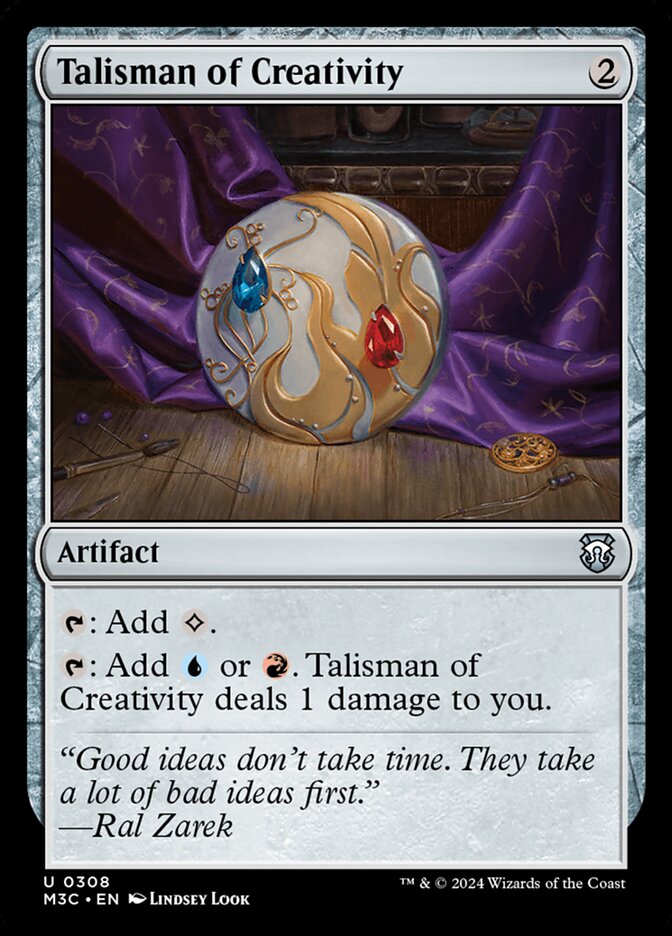 Talisman of Creativity m3c 308