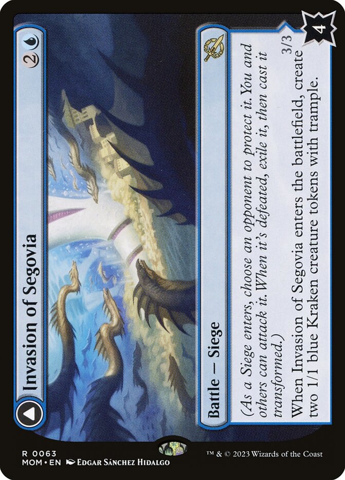 Invasion of Segovia // Caetus, Sea Tyrant of Segovia mom 63