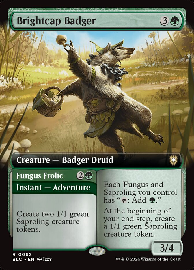 Brightcap Badger // Fungus Frolic blc 62