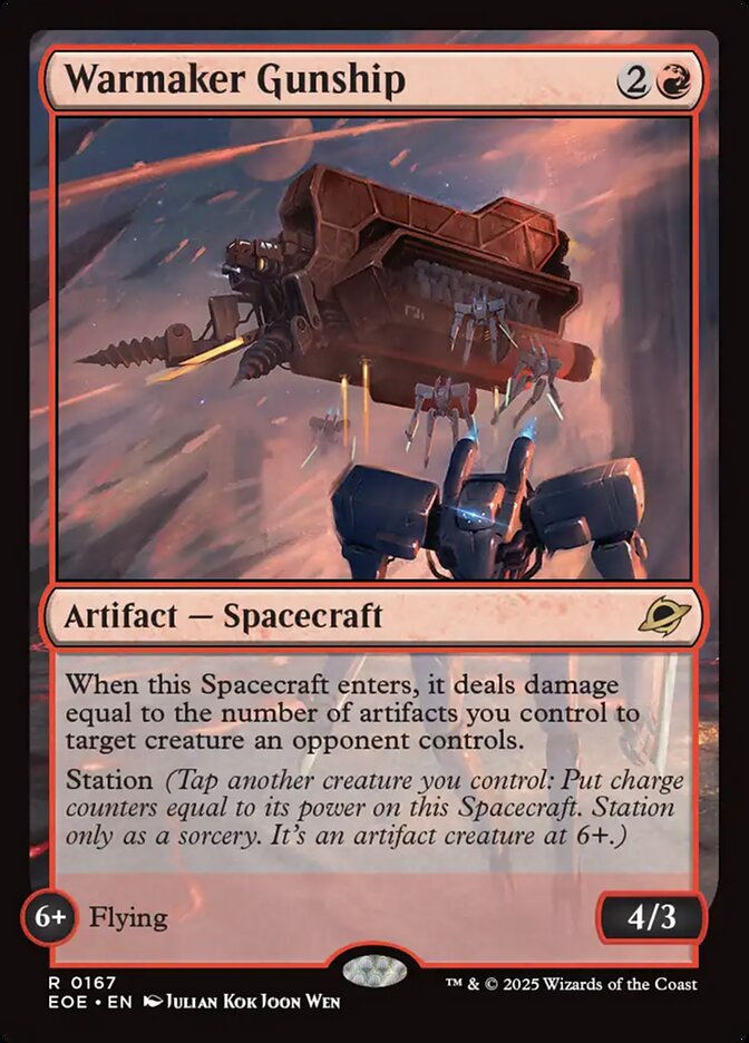 Warmaker Gunship eoe 167
