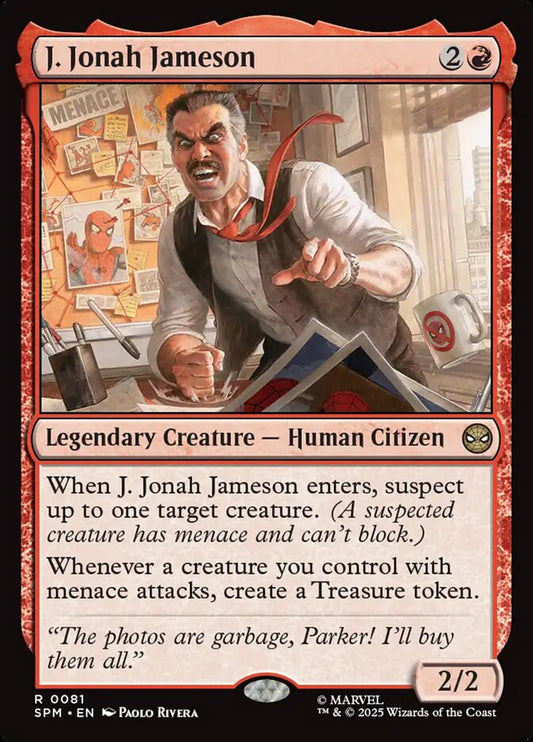 J. Jonah Jameson spm 81