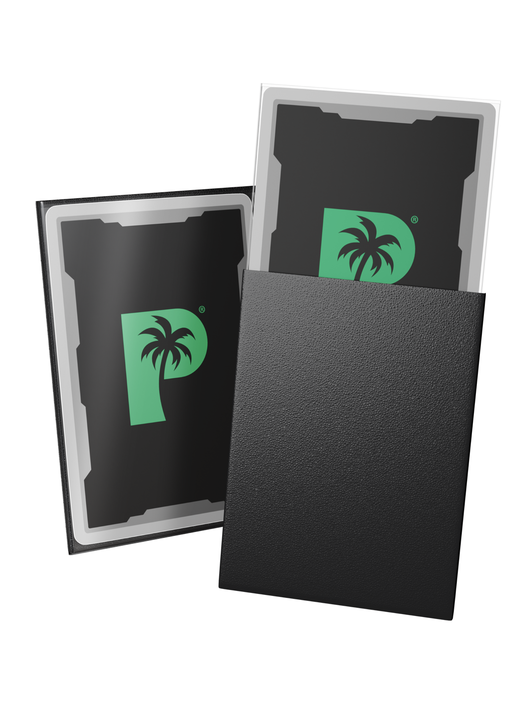 Palms Off - Blackout Deck Sleeves - Standard Size - Black
