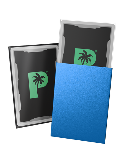 Palms Off - Blackout Deck Sleeves - Standard Size - Blue