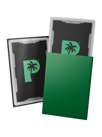Palms Off - Blackout Deck Sleeves - Standard Size - Green
