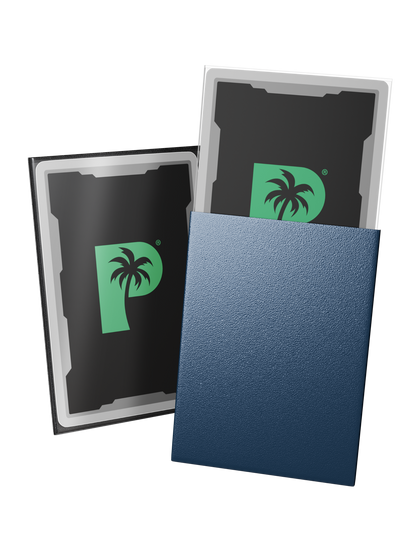 Palms Off - Blackout Deck Sleeves - Standard Size - Navy