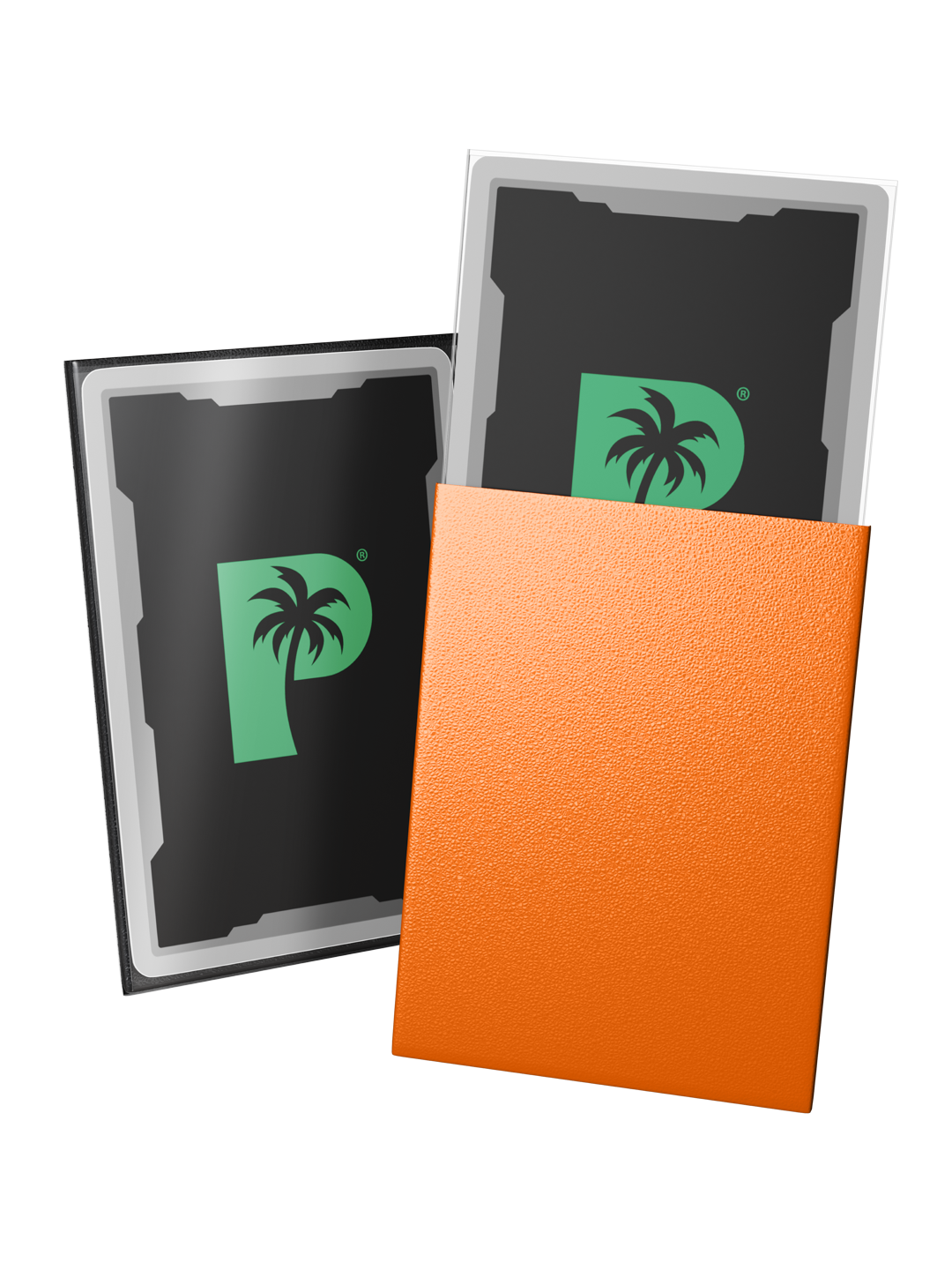 Palms Off - Blackout Deck Sleeves - Standard Size - Orange