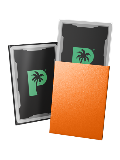 Palms Off - Blackout Deck Sleeves - Standard Size - Orange